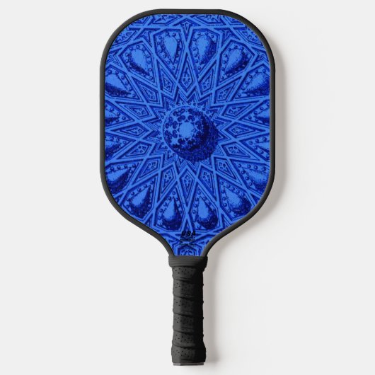 Oekraïense kleurenkrans pickleball paddle (Voorkant)