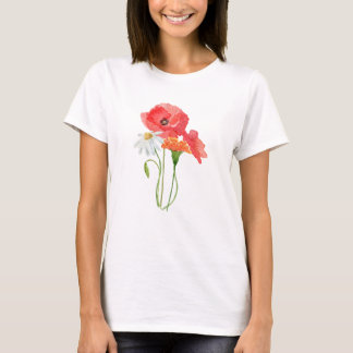 Oekraïense kleurrijke wilde bloemen. Oekraïne T-shirt