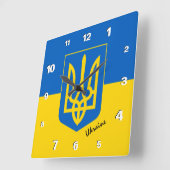 Oekraïense klok, patriottisch huis, Oekraïense vla Vierkante Klok (Hoek)