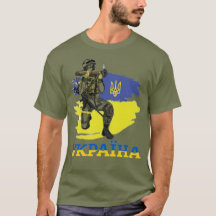 Oekraïense krijger soldaat Britse Javelin T-shirt