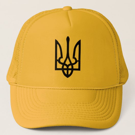 Oekraïense Krijger Trident Balcap Trucker Pet (Voorkant)