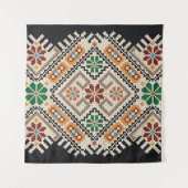 Oekraïense kruissteek: etnisch handgemaakt patroon wandkleed (Voorkant)