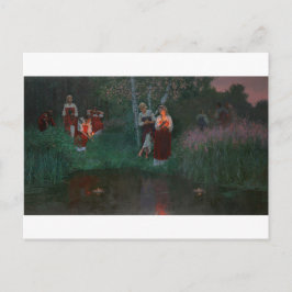 Oekraïense Kupala-nacht door Simon Kozhin Briefkaart
