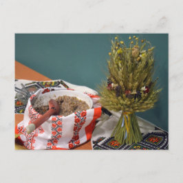 Oekraïense Kutya en Didukh Briefkaart