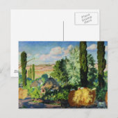 Oekraïense landschapskunst briefkaart (Voorkant / Achterkant)