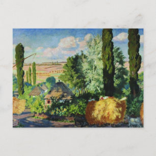 Oekraïense landschapskunst briefkaart