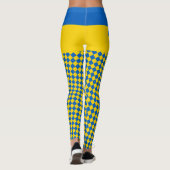 Oekraïense leggings, premium mode, Oekraïense vlag Leggings (Achterkant)
