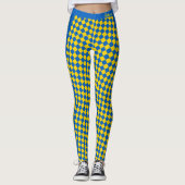 Oekraïense leggings, premium mode, Oekraïense vlag Leggings (Voorkant)