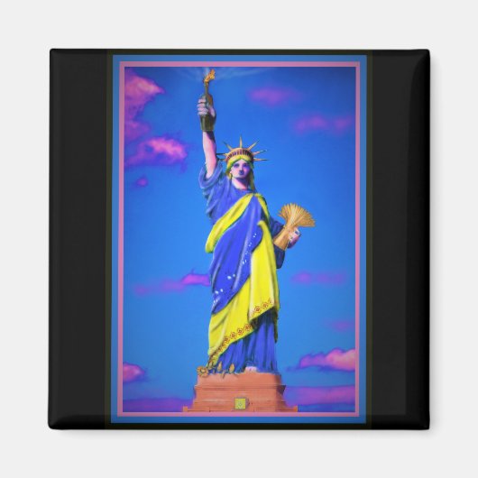 Oekraïense Liberty Magnet (Voorkant)