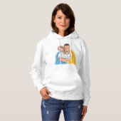 Oekraïense liefde hoodie (Voorkant volledig)