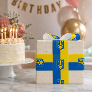 Oekraïense lint, Tryzub, Patriotisch, Oekraïense v Satijnen Lint