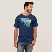 Oekraïense luchtmacht in pixelcamo su-27 T-Shirt (Voorkant volledig)