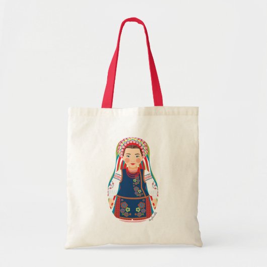 Oekraïense Matryoshka Bag Tote Bag (Voorkant)