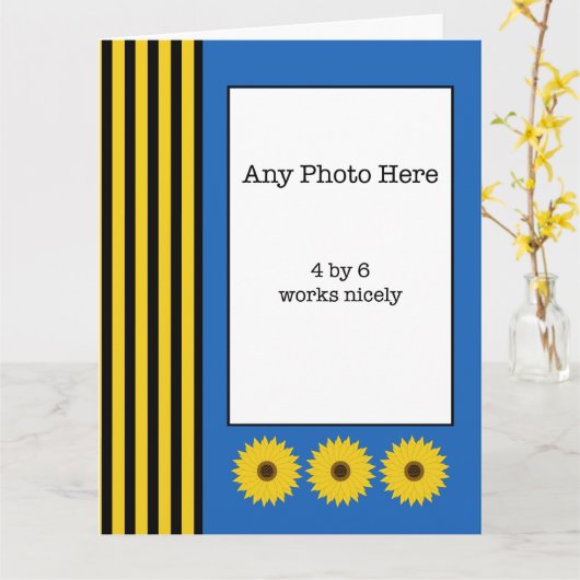 Oekraïense Moederdag Kaart (Gele Bloem)