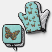 Oekraïense monarch ovenwant & pannenlap set (Voorkant / Achterkant)