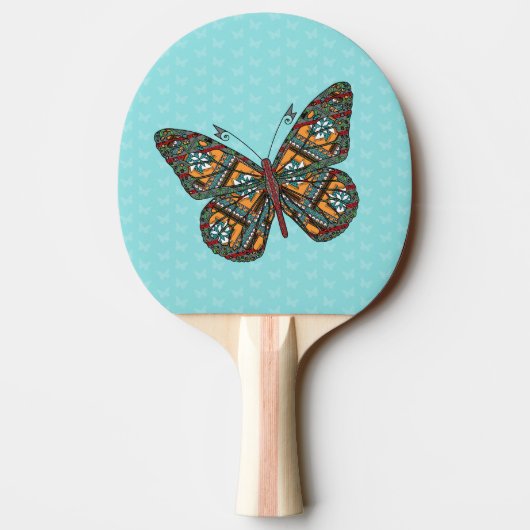 Oekraïense Monarch Ping Pong Paddle Tafeltennisbatje (Achterkant)