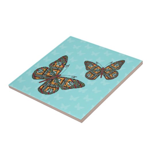 Oekraïense monarch Tile Tegeltje (Zijkant)