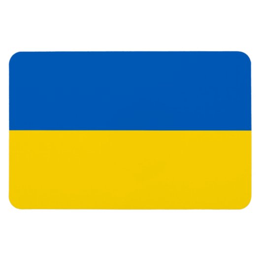 Oekraïense Nationale Vlag Magneet (Horizontaal)