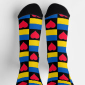 Oekraïense nationale vlag - Oekraïense pride - pat Sokken (Top)
