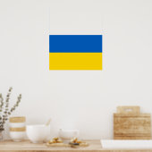 Oekraïense Nationale Vlag Poster (Keuken)
