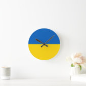 Oekraïense Nationale Vlag Ronde Klok (Huis)