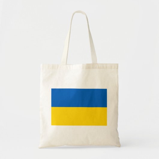 Oekraïense Nationale Vlag Tote Bag (Voorkant)