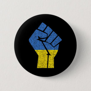 Oekraïense Oekraïne Vlag Voor Mannen Vrouwen Kinde Ronde Button 5,7 Cm