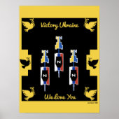 Oekraïense oorlogsoverwinning poster (Voorkant)