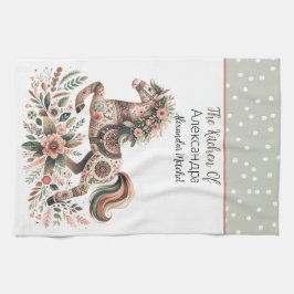 Oekraïense paardenvolk theedoek