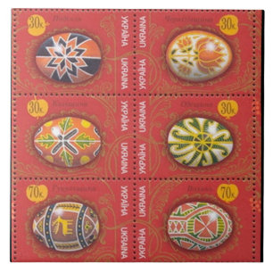 Oekraïense paaseieren in de Pysanka Tegeltje