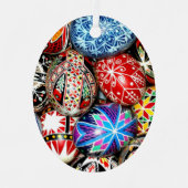 Oekraïense Paaseieren Metalen Ornament (Voorkant)