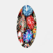 Oekraïense Paaseieren Metalen Ornament (Voorkant links)