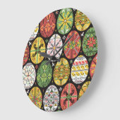 Oekraïense paaseieren,  patroon. grote klok (Hoek)