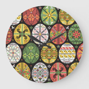 Oekraïense paaseieren, patroon. grote klok