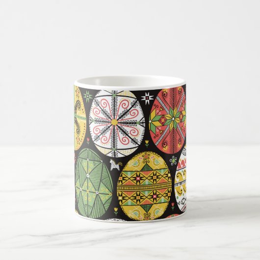 Oekraïense paaseieren,  patroon. koffiemok (Center)