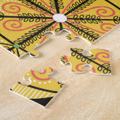 Oekraïense paaseieren,  patroon. legpuzzel (Zijkant)