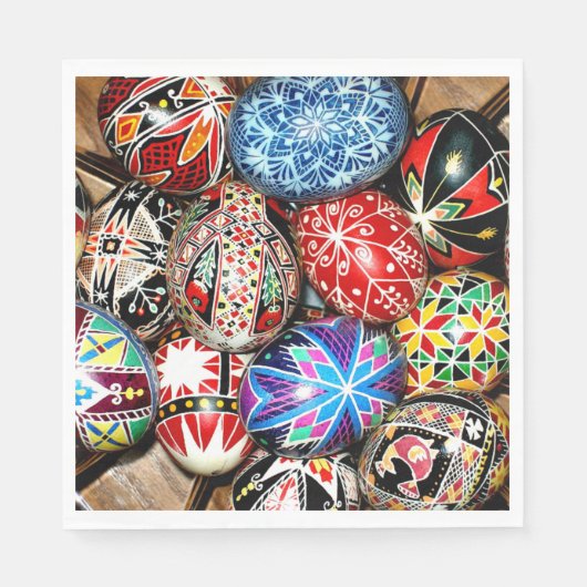 Oekraïense paaseieren servet (Voorkant)