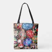 Oekraïense paaseieren, tote bag (Achterkant)