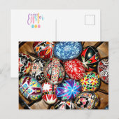 Oekraïense Pasen Eieren Briefkaart (Voorkant / Achterkant)