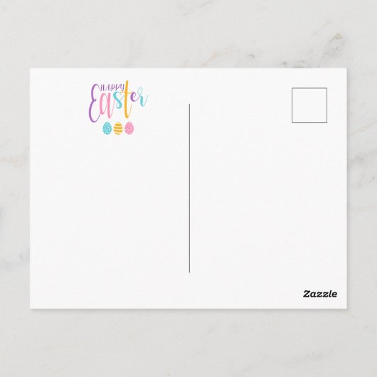 Oekraïense Pasen Eieren Briefkaart (Achterkant)