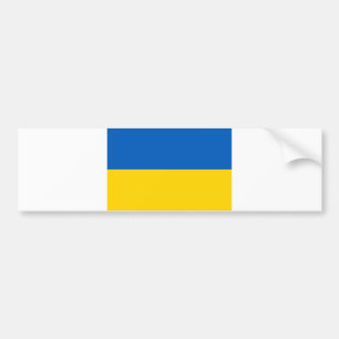 Oekraïense Patriottisch van de Vlag van de Bumpersticker