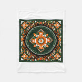Oekraïense patroondekens fleece deken (Voorkant)