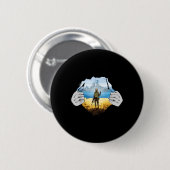 Oekraïense Postzegel Vlag Trots Moederdag Ronde Button 5,7 Cm (Voorkant /achterkant)