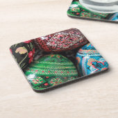 Oekraïense pysanky - eitjes bier onderzetter (Linkerzijde)