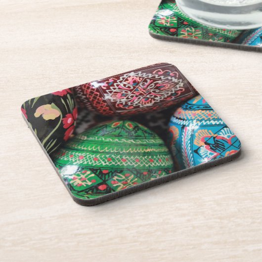 Oekraïense pysanky - eitjes bier onderzetter (Linkerzijde)