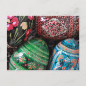 Oekraïense pysanky - eitjes feestdagenkaart (Voorkant)