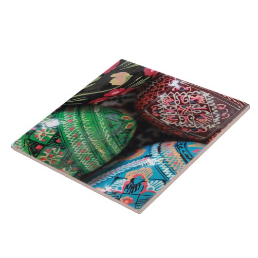 Oekraïense pysanky - eitjes tegeltje (Zijkant)