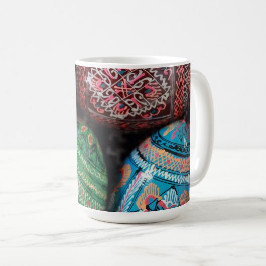 Oekraïense Pysanky - oostereieren Koffiemok (Voorkant rechts)