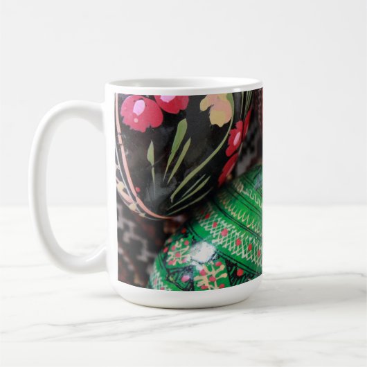 Oekraïense Pysanky - oostereieren Koffiemok (Links)