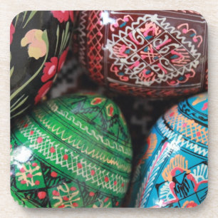 Oekraïense pysanky - paaseieren bier onderzetter